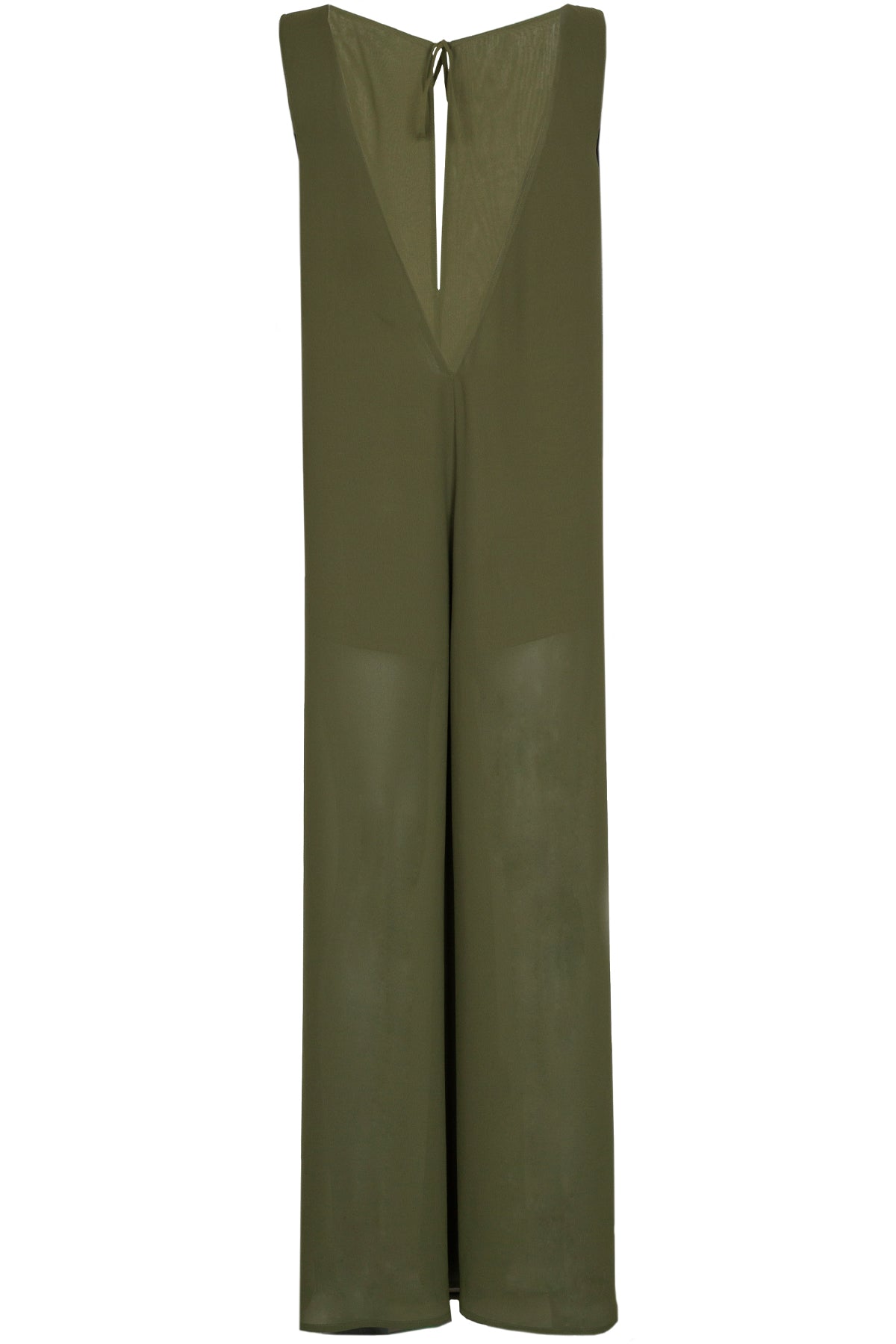 Oversized chiffon jumpsuit