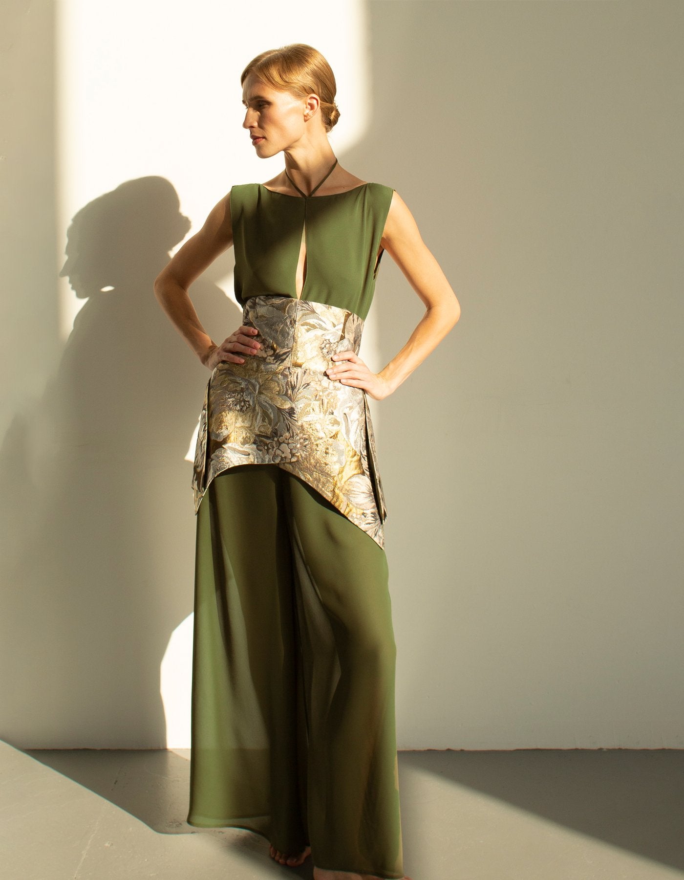 Combinaison en mousseline oversize