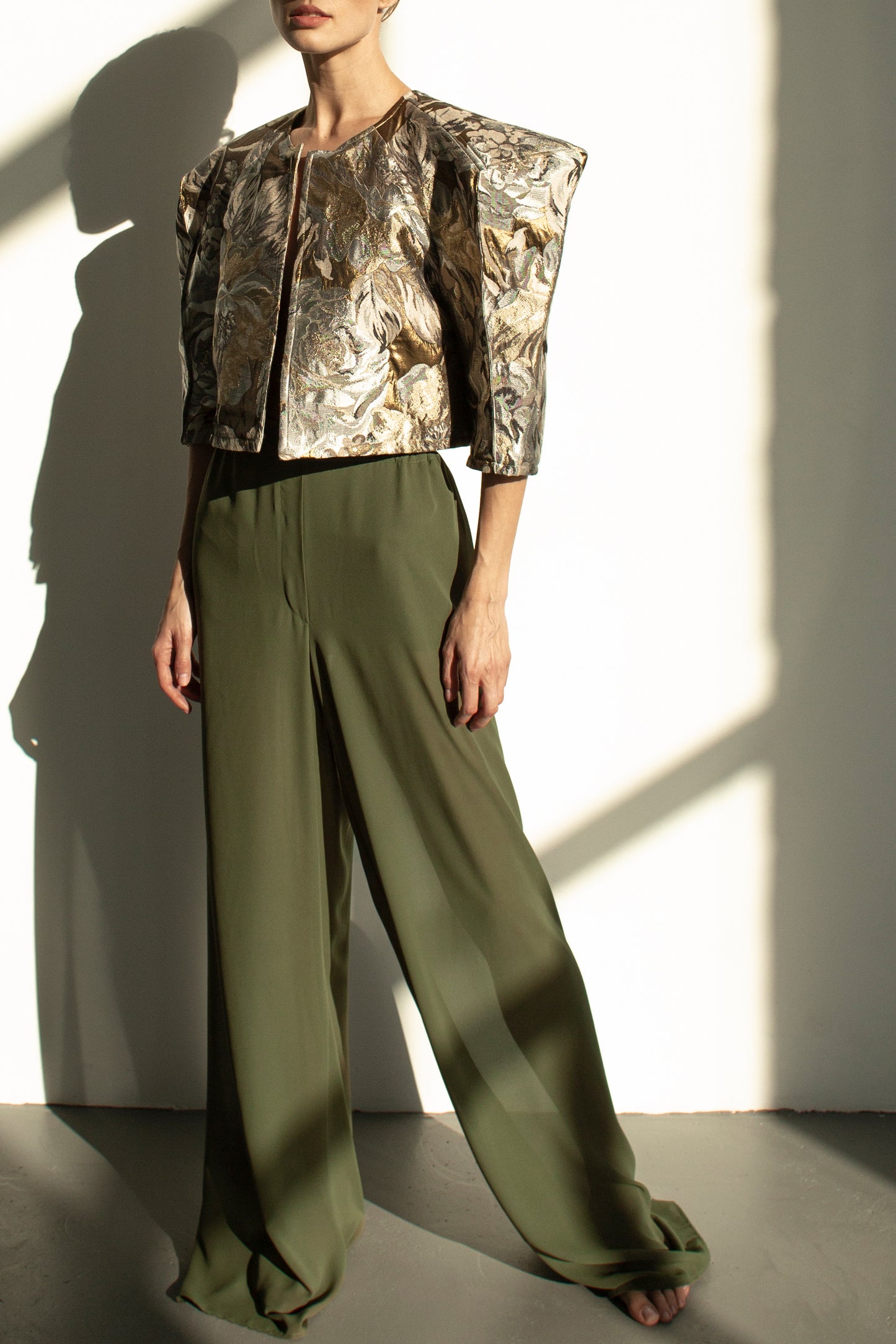 Veste jacquard oversize