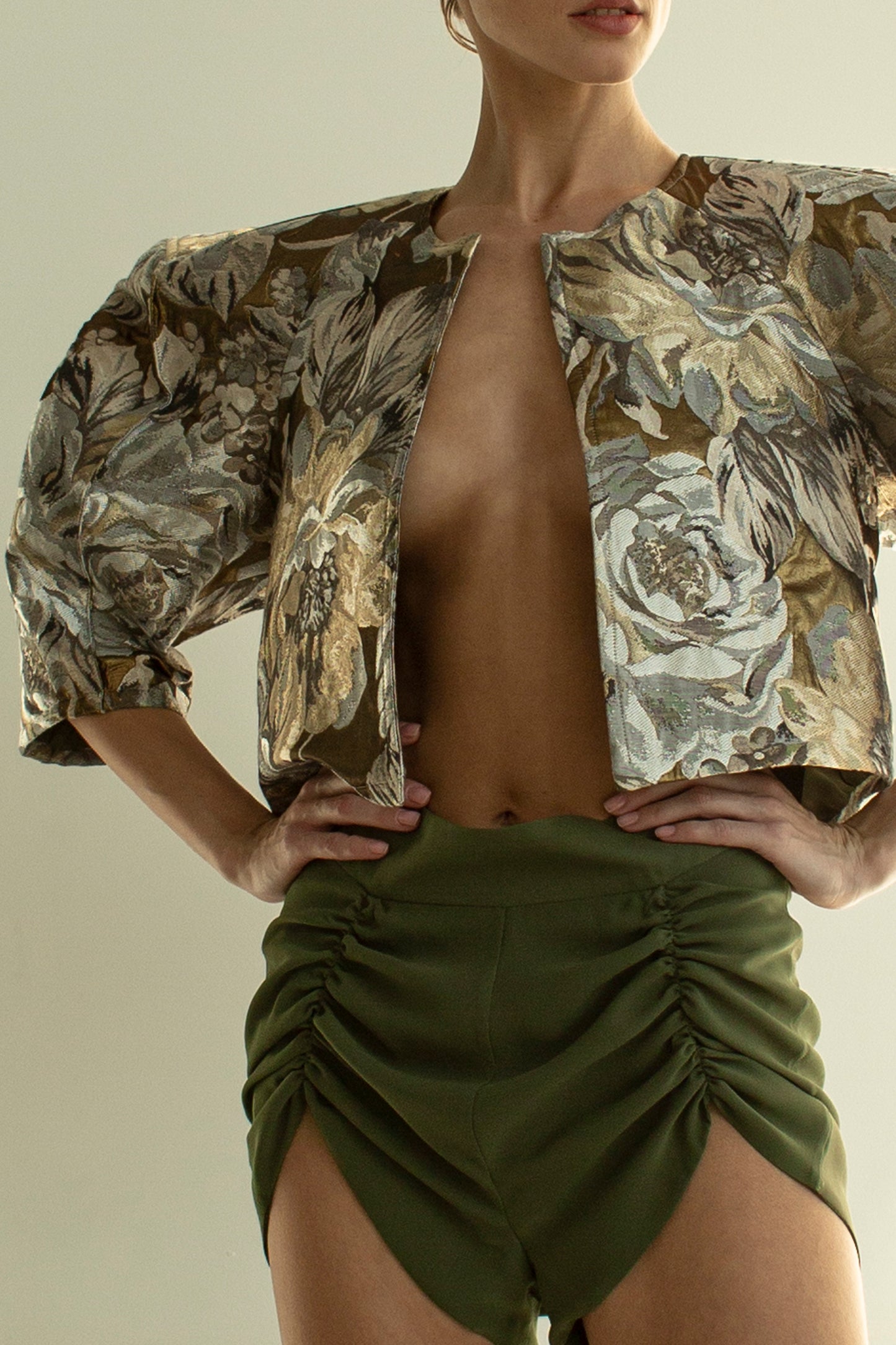 Veste jacquard oversize