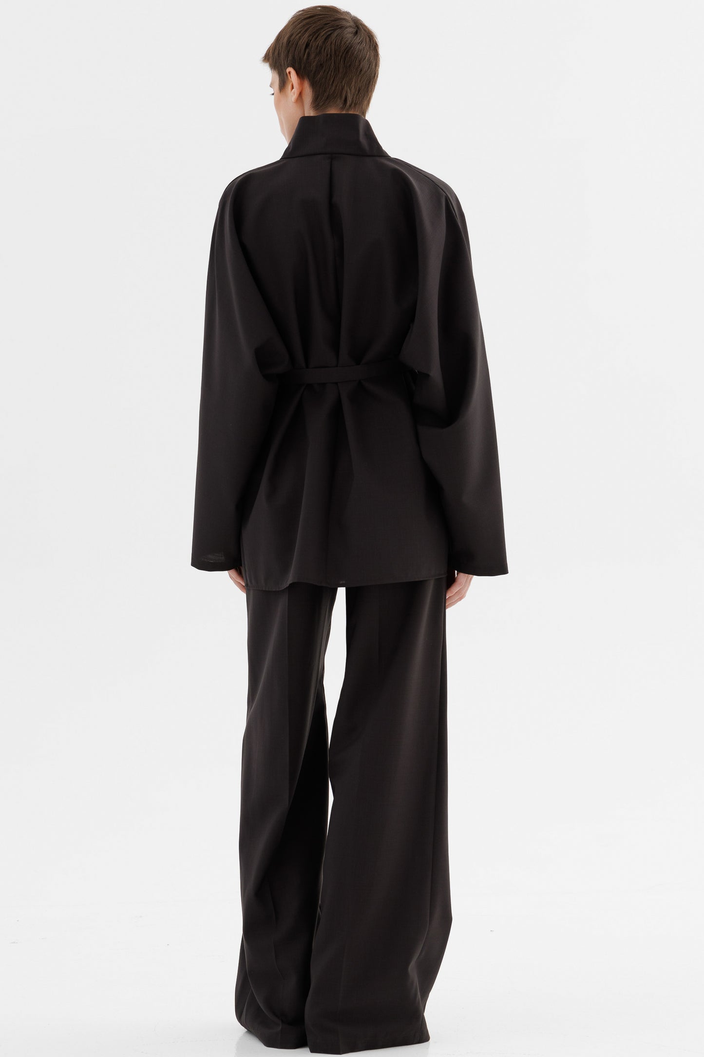 Oversized wool jacket