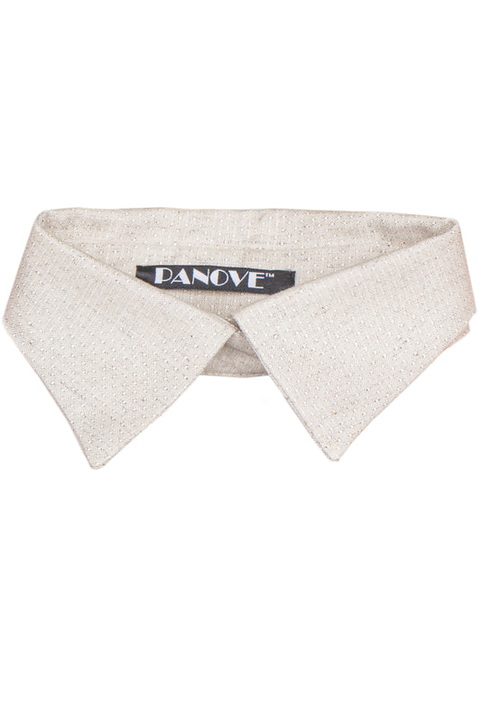 Col en mélange de coton et de chanvre