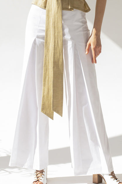 Cotton white pants