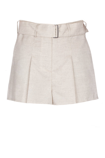 Organic cotton and hemp-blend shorts